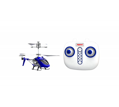 Радиоуправляемый вертолет Syma S107H Blue 2.4G с функцией зависания - S107H