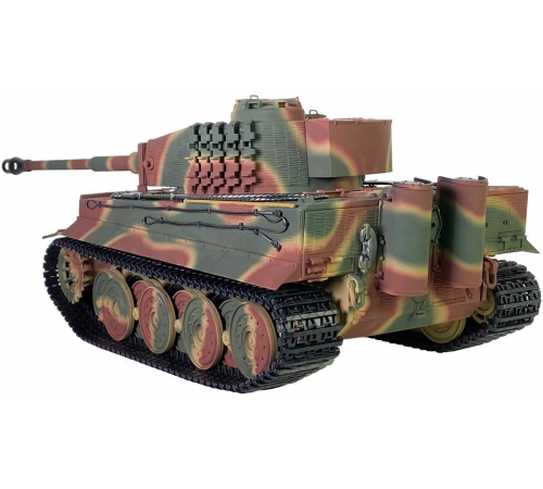 Радиоуправляемый танк Taigen Tiger 1 Германия 1:16 (лесной камуфляж, звук, дым V3) - AS3818-D-CAMO