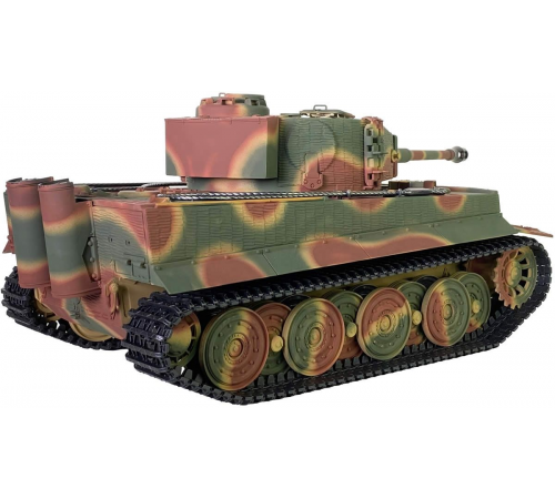 Радиоуправляемый танк Taigen Tiger 1 Германия 1:16 (лесной камуфляж, звук, дым V3) - AS3818-D-CAMO