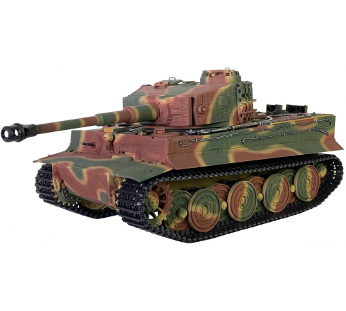 Радиоуправляемый танк Taigen Tiger 1 Германия 1:16 (лесной камуфляж, звук, дым V3) - AS3818-D-CAMO
