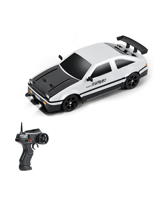 Радиоуправляемая машина для дрифта HB Toyota AE86 (4WD, свет, пар, акб, 1:16) - SC16A03-1