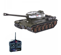 Радиоуправляемый танк Taigen ИС-2 модель 1944 СССР 1:16 (зеленый, звук, дым V3) - AS3928-B-GREEN