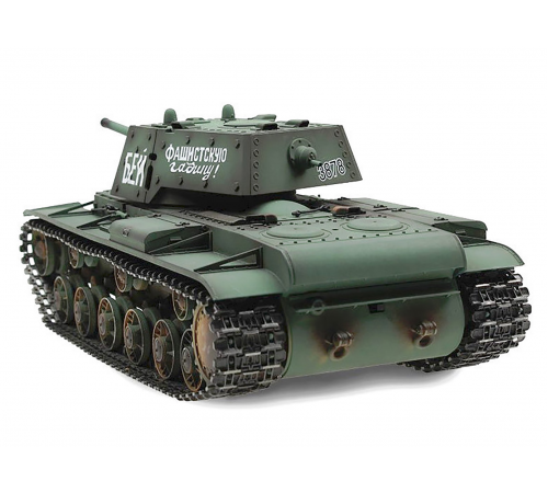 Радиоуправляемый танк Taigen КВ-1 СССР 1:16 (зеленый, звук, дым V3) - TG3878-B-V3