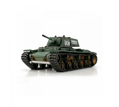 Радиоуправляемый танк Taigen КВ-1 СССР 1:16 (зеленый, звук, дым V3) - TG3878-B-V3