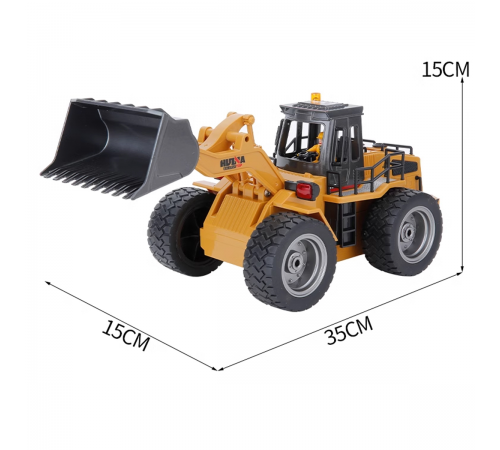 Радиоуправляемый погрузчик бульдозер с паром HUINA 1:18 - HN1532