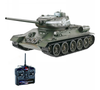 Радиоуправляемый танк Taigen Т-34/85 СССР 1:16 (зеленый, звук, дым V3) - AS3909-B-GREEN