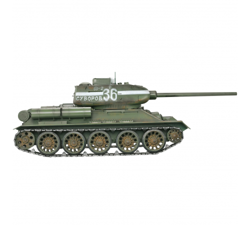 Радиоуправляемый танк Taigen Т-34/85 СССР 1:16 (зеленый, звук, дым V3) - AS3909-B-GREEN