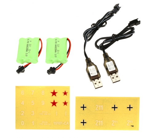 Радиоуправляемый танковый бой Torro Tiger I и T-34/85 1:30 - 15101-CA