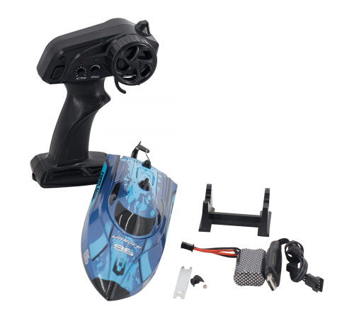 Радиоуправляемый катер Wander (30 см, LED, 25 км/ч) - HJ820-BLUE