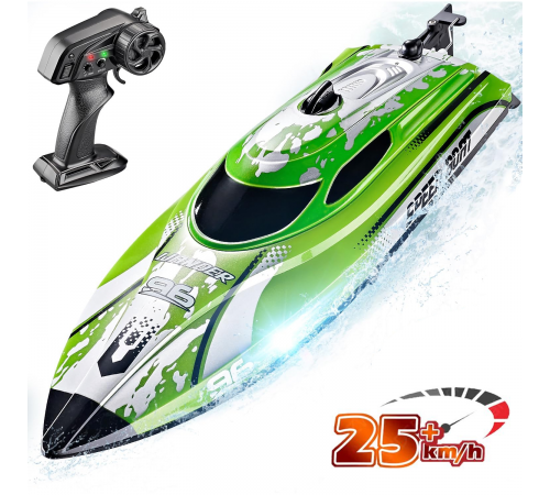 Радиоуправляемый катер Wander (30 см, LED, 25 км/ч) - HJ820-GREEN