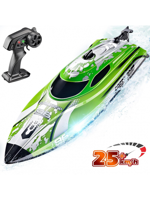 Радиоуправляемый катер Wander (30 см, LED, 25 км/ч) - HJ820-GREEN