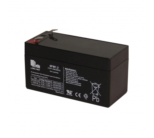 Аккумулятор Long Way 12V1.2Ah/20Hr - LW-6FM1.2