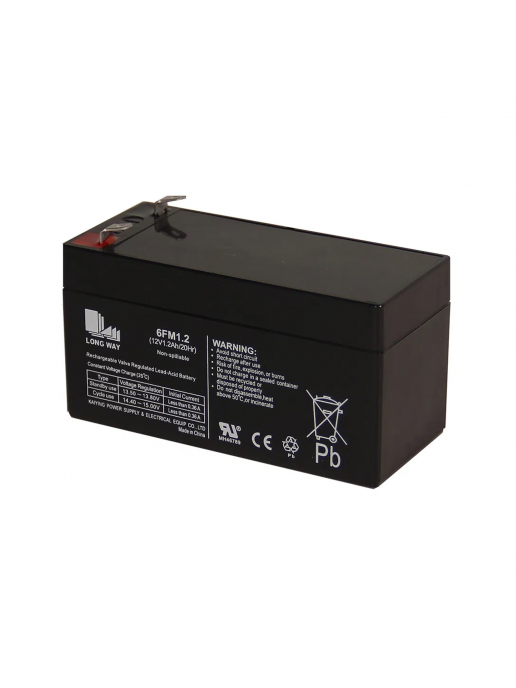 Аккумулятор Long Way 12V1.2Ah/20Hr - LW-6FM1.2