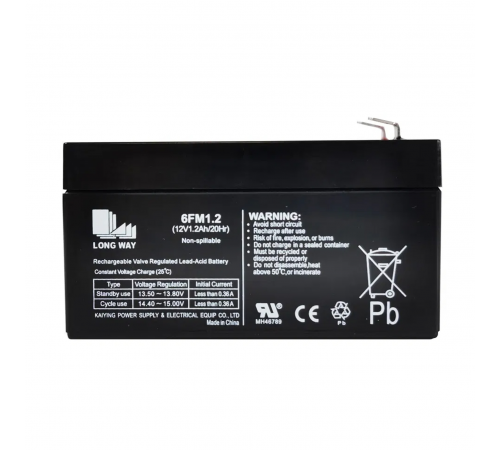 Аккумулятор Long Way 12V1.2Ah/20Hr - LW-6FM1.2