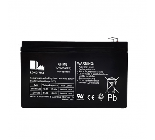 Аккумулятор Long Way 12V8Ah/20Hr - LW-6FM8