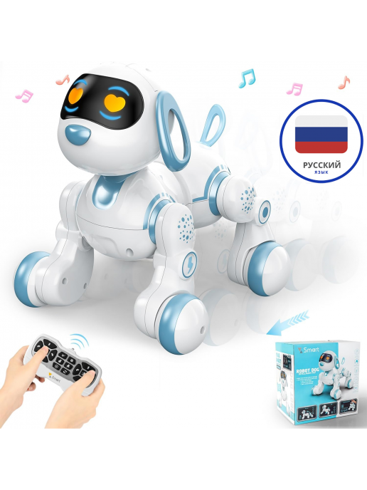 Радиоуправляемая интерактивная собака Акробат - AW-6601