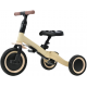 Детский беговел-велосипед 8в1 с крышей и ручкой, бежевый - TR008C-BEIGE