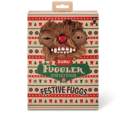 Мягкая игрушка FUGGLER Праздничный Олень - 15729G