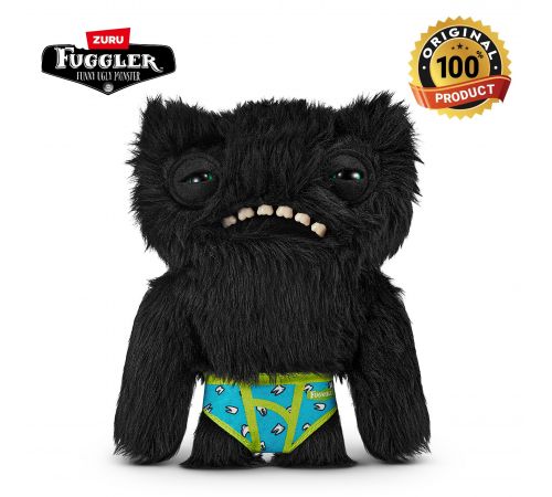 Мягкая игрушка FUGGLER Черный Пучеглазик - 15723B