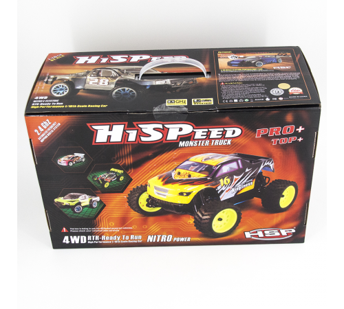 Радиоуправляемая машина для дрифта HSP FlyingFish2 BMW Drift Car 4WD 1:16 2.4G - 94163-16302