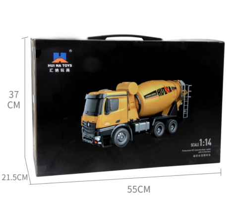 Радиоуправляемая бетономешалка HUI NA TOYS масштаб 1:14 2.4G - HN1574