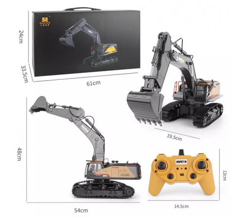 Радиоуправляемый экскаватор HUINA 22CH 1:14 RTR 2.4G - HN1592