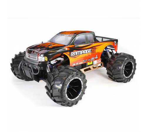 Радиоуправляемый бензиновый монстр HSP Skeleton 4WD 1:5 - 94050-14050-O