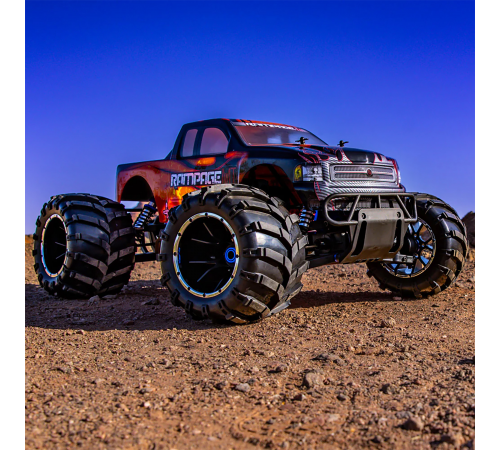Радиоуправляемый бензиновый монстр HSP Skeleton 4WD 1:5 - 94050-14050-O