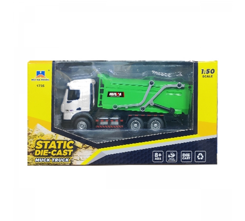 Масштабная модель самосвал Huina 1:50 - HN1735-GREEN