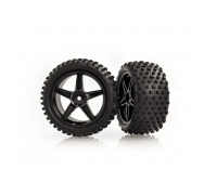 Задние колеса HSP в сборе (06024+06025) - HSP06026-BLACK