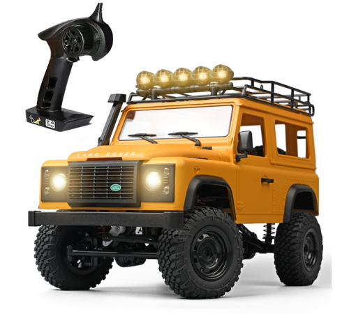 Радиоуправляемый внедорожник Land Rover Defender 4WD 1:12 - MN-98-YELLOW