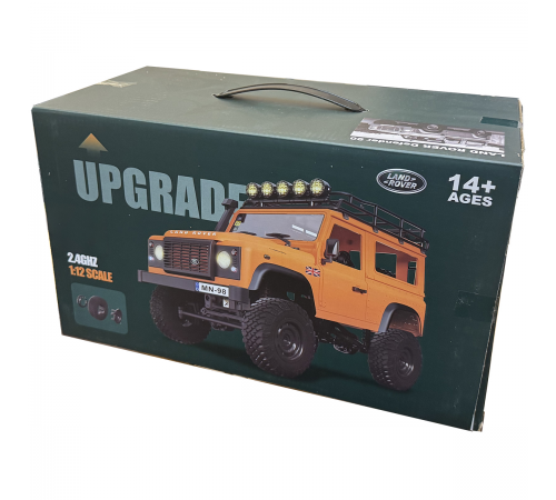 Радиоуправляемый внедорожник Land Rover Defender 4WD 1:12 - MN-98-YELLOW