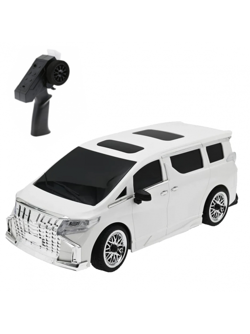 Радиоуправляемая машина для дрифта Alphard 2WD 1:16 (гироскоп, LED подсветка) - MN-68-WHITE