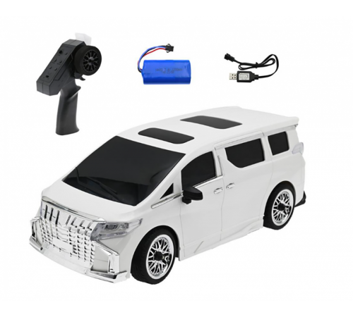 Радиоуправляемая машина для дрифта Alphard 2WD 1:16 (гироскоп, LED подсветка) - MN-68-WHITE