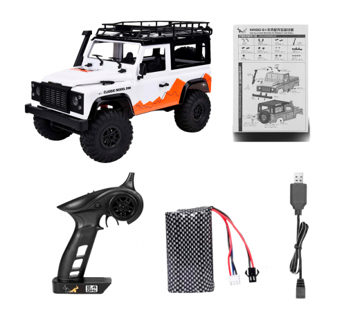 Радиоуправляемый внедорожник Defender D90 4WD 1:12 - MN-99-WHITE