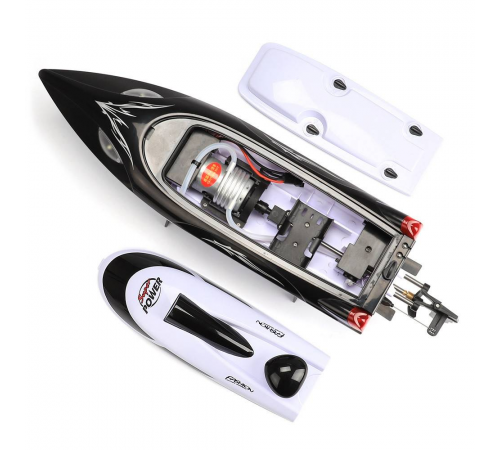 Радиоуправляемый катер Black SuNew с сумкой (47 см, 35 км/ч, акб 3000 mAh) - HJ806B-A3-BAG