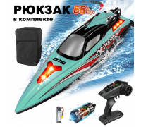 Радиоуправляемый катер Blue Extreme (48 см, 55 км/ч, Brushless) - HJ816PRO-BLUE-BAG