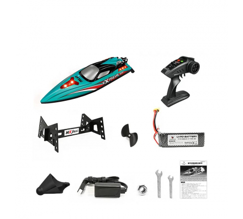 Радиоуправляемый катер Blue Extreme (48 см, 55 км/ч, Brushless) - HJ816PRO-BLUE-BAG