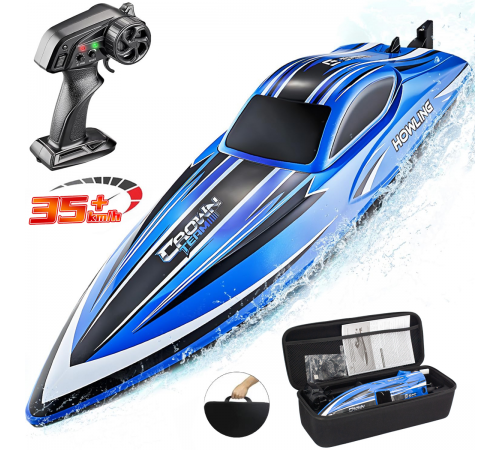 Радиоуправляемый катер Chasing Waves с сумкой (41 см, 35 км/ч) - HJ818-BLUE-BAG