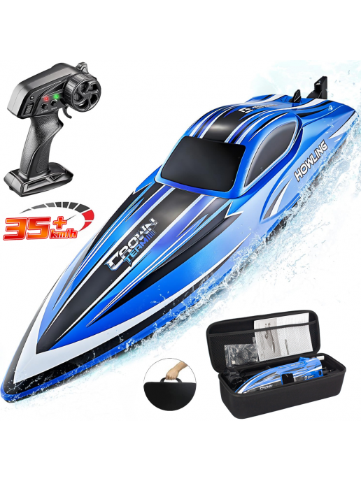 Радиоуправляемый катер Chasing Waves с сумкой (41 см, 35 км/ч) - HJ818-BLUE-BAG