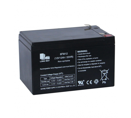 Аккумулятор Long Way 12V12Ah/20Hr - LW-6FM12