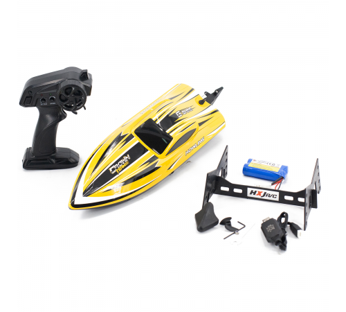 Радиоуправляемый катер Chasing Waves с сумкой (41 см, 35 км/ч) - HJ818-YELLOW-BAG