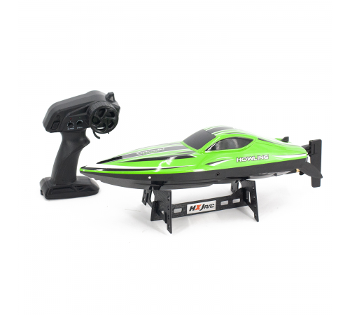 Радиоуправляемый катер Chasing Waves PRO с сумкой (41 см, 55 км/ч, Brushless) - HJ818PRO-GREEN-BAG