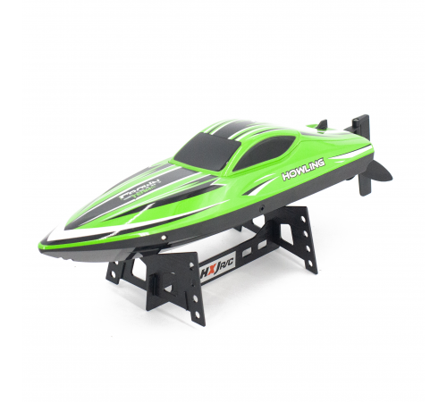 Радиоуправляемый катер Chasing Waves PRO с сумкой (41 см, 55 км/ч, Brushless) - HJ818PRO-GREEN-BAG