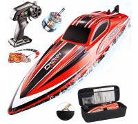Радиоуправляемый катер Chasing Waves PRO с сумкой (41 см, 55 км/ч, Brushless) - HJ818PRO-RED-BAG