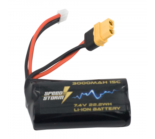 Аккумулятор Speed Storm Li-ion 18650 7.4V 3000 mAh разъем XT60 - SS-2S3000-XT60
