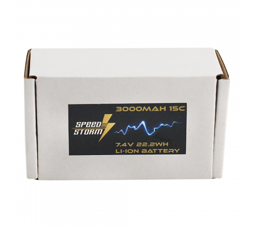Аккумулятор Speed Storm Li-ion 18650 7.4V 3000 mAh разъем XT60 - SS-2S3000-XT60