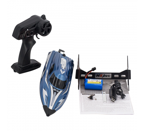 Радиоуправляемый катер WindStrom (36 см, 25 км/ч)- HJ823-BLUE