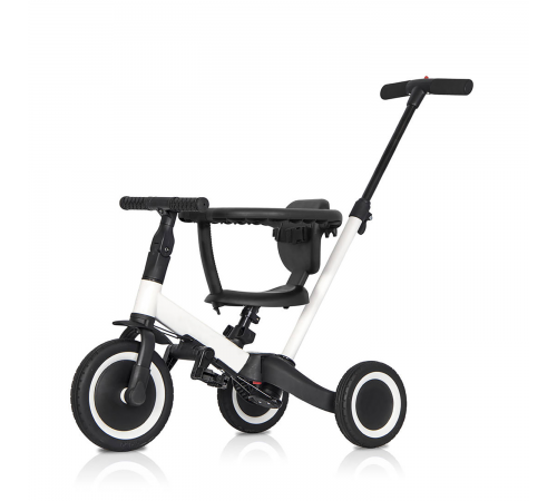 Детский беговел-велосипед 6в1 с родительской ручкой, белый - TR008-WHITE