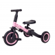 Детский беговел-велосипед 6в1 с родительской ручкой, розовый с рисунком - TR008-PINK-PAINT
